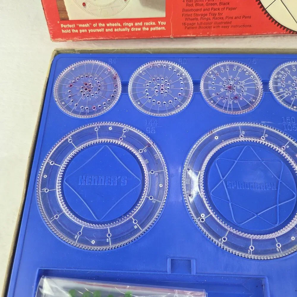 1970‎ Kenner Spirograph Drawing Set Vintage #401 Drawing Set COMPLETE No Pens